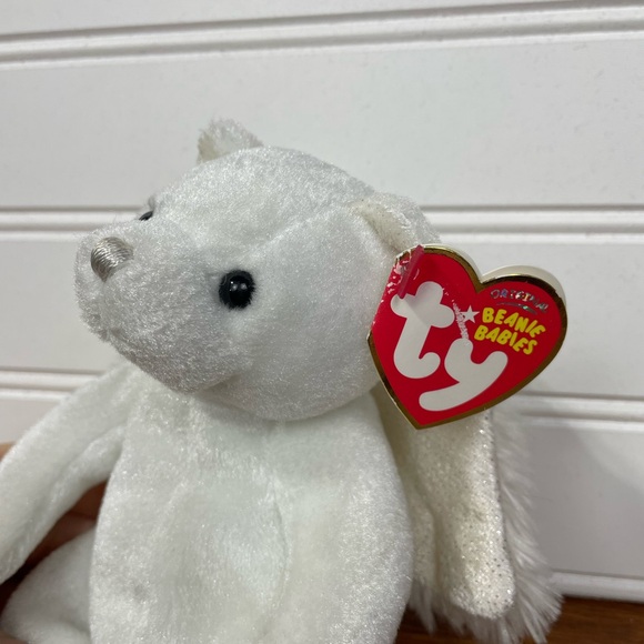 Ty White Bear with Angle Wings “Heavenly” - Picture 8 of 8